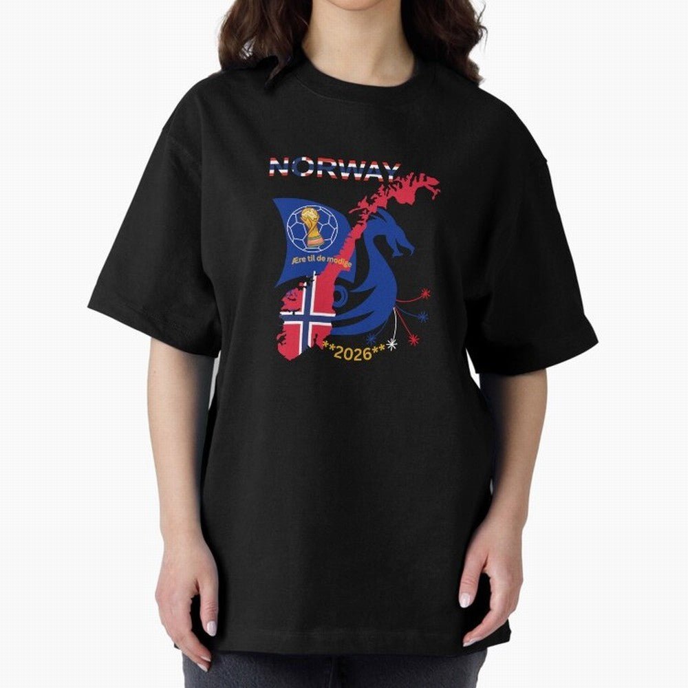Norway 2026 Classic T-Shirt Celebrate Global Passion for FIFA World Cup 2026 USA Canada Mexico Centered on Messi and Cristiano Ronaldo, Brazil Energy, Classic Soccer Heritage, Championship Pressure, Fan Loyalty and International Pride; Ideal for
