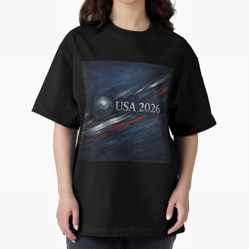 USA 2026 Soccer Emblem Inspired Classic T-Shirt Feel Match Day Hype around FIFA World Cup 2026 Group Stage, Cristiano Ronaldo, England and Germany, Stadium Memories, Football Loyalty, International Chants and Championship Tradition; Great for