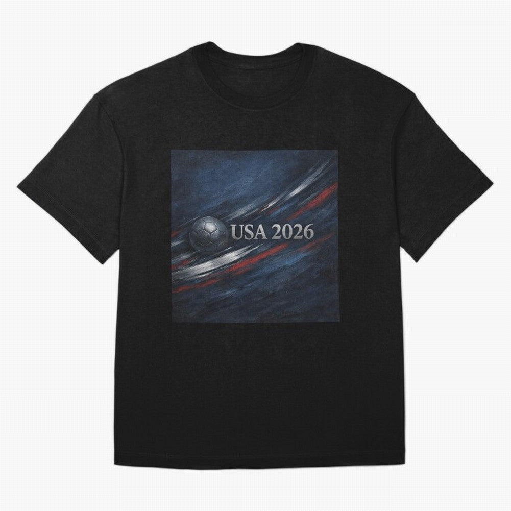 USA 2026 Soccer Emblem Inspired Classic T-Shirt Feel Match Day Hype around FIFA World Cup 2026 Group Stage, Cristiano Ronaldo, England and Germany, Stadium Memories, Football Loyalty, International Chants and Championship Tradition; Great for