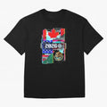 Glitched United 2026 - North America Tournament Emblem Classic T-Shirt Follow the Road to FIFA World Cup 2026 Featuring Cristiano Ronaldo, Haaland and CR7, England, France and Netherlands Energy, Goal Celebration Energy, Supporter Heritage,