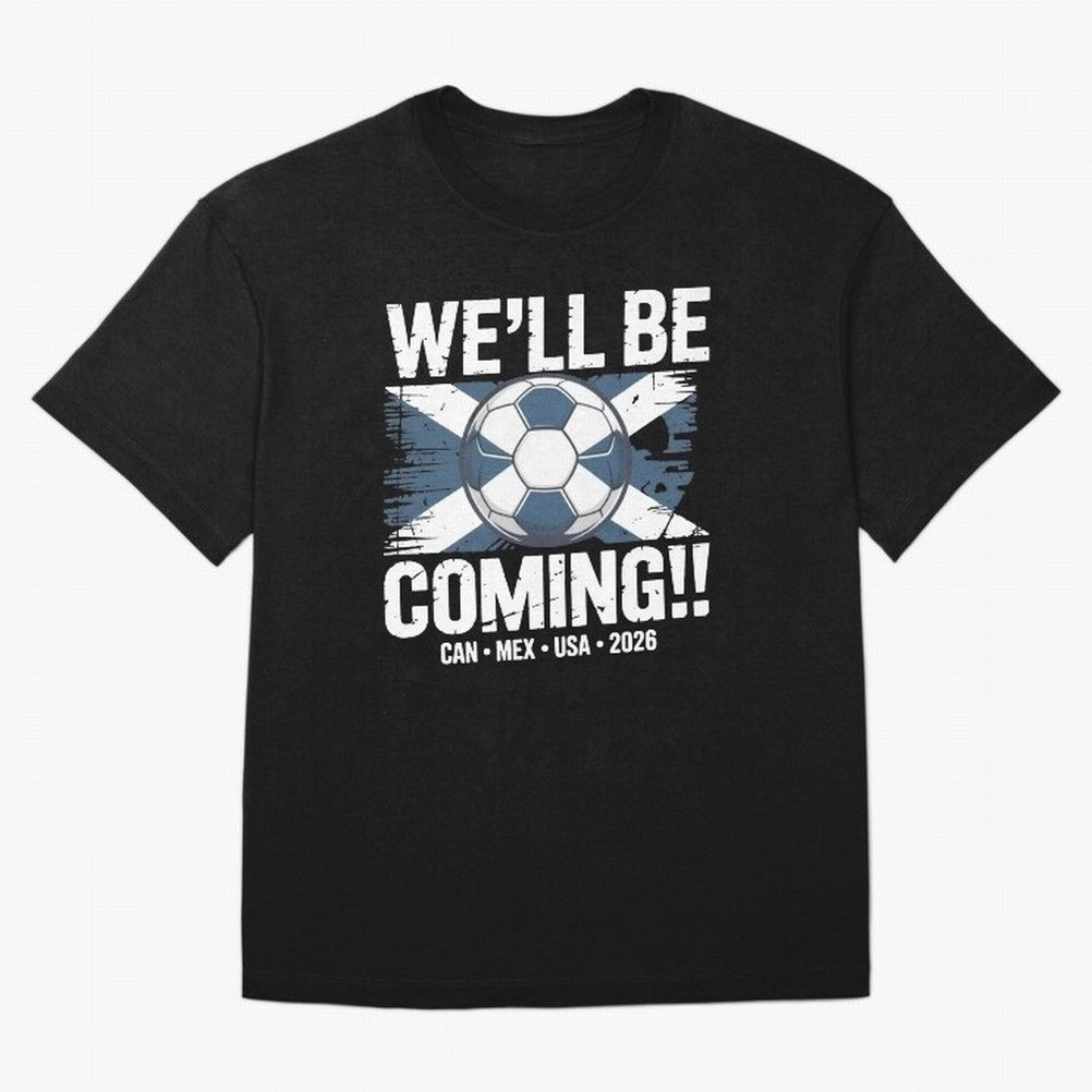 Scotland 2026 Football Qualification National Pride Classic T-Shirt Follow Match Day Hype around FIFA World Cup 2026, Mbappe, Netherlands, Fan Favorite Moments, National Team Passion, Big Match Drama and Soccer History; Perfect for Supporters Who
