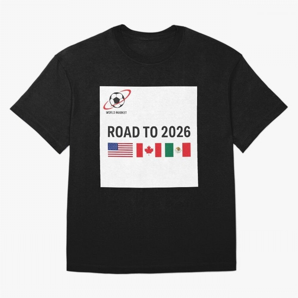 Road to World Cup 2026 Football Journey Classic T-Shirt Keep the Legacy of FIFA World Cup 2026 Group Stage Connected to CR7, England Energy, Goal Celebration Energy, Supporter Heritage, Football Icons and Worldwide Tournament Joy; Ideal for