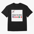 Road to World Cup 2026 Football Journey Classic T-Shirt Keep the Legacy of FIFA World Cup 2026 Group Stage Connected to CR7, England Energy, Goal Celebration Energy, Supporter Heritage, Football Icons and Worldwide Tournament Joy; Ideal for