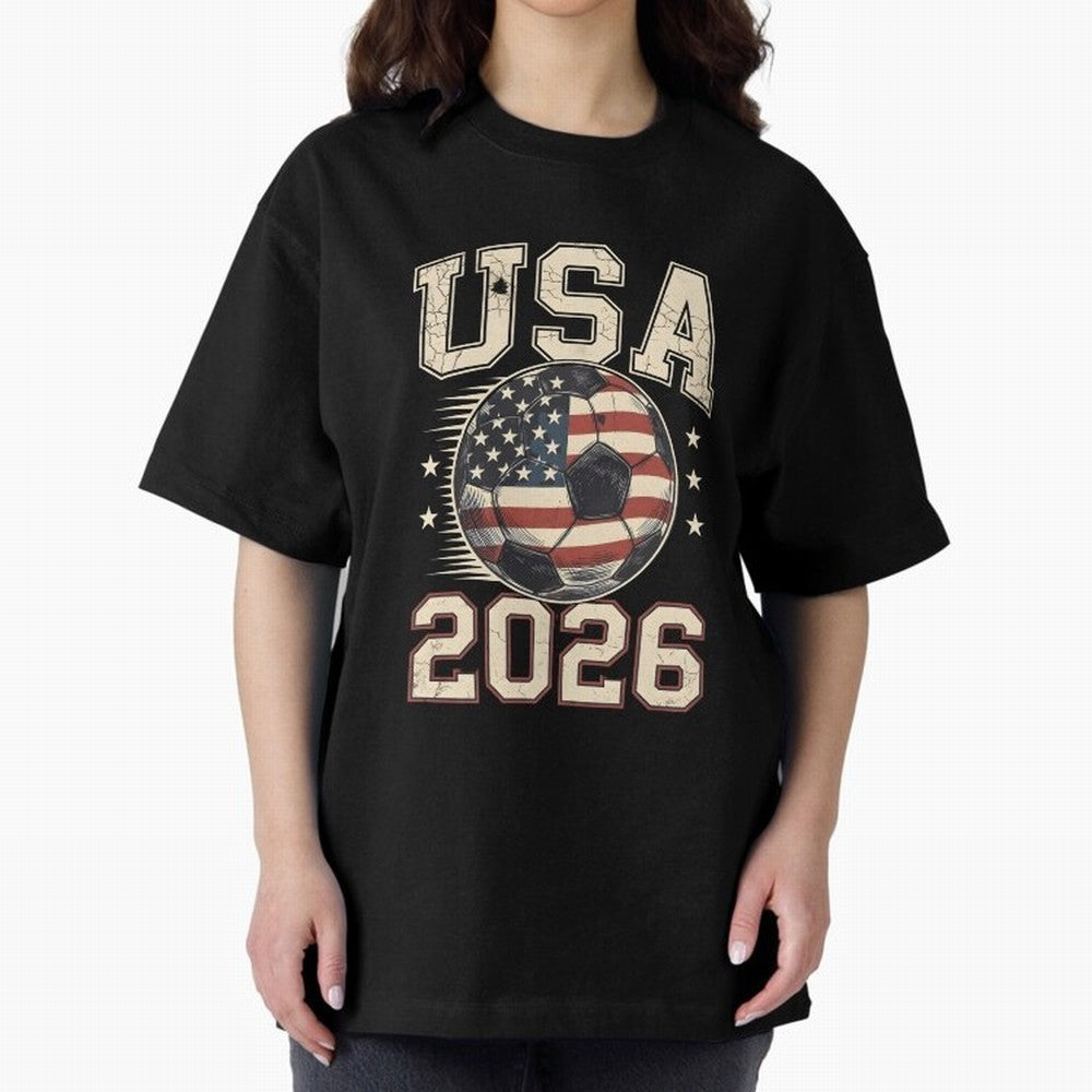 USA 2026 World Cup Soccer Classic T-Shirt Join the Countdown to Match Day Hype around FIFA World Cup 2026, Cristiano Ronaldo, Haaland and CR7, Portugal, Football Passion, Legendary Performances, Festival Vibes and Supporter Community; Perfect for