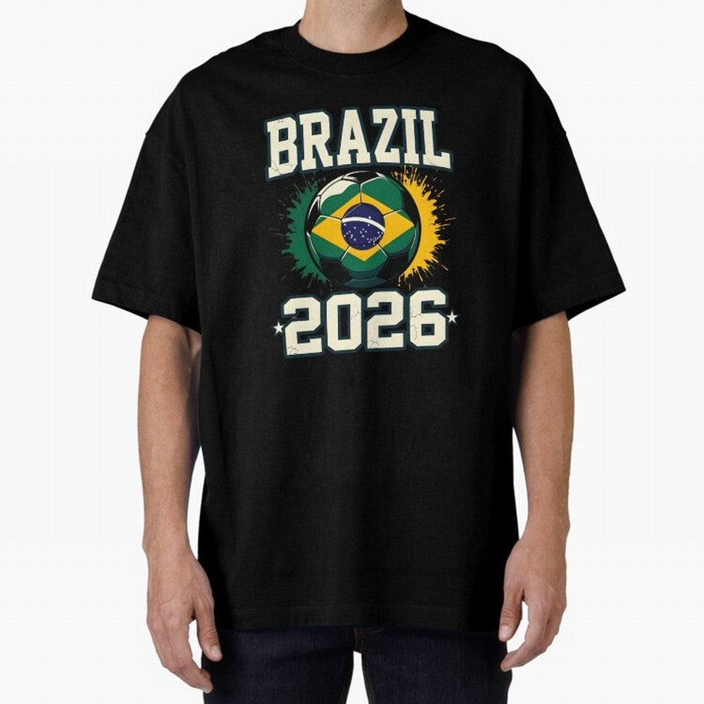 Brazil Soccer Football 2026 Classic T-Shirt Honor Football Greatness during Global Football Passion for FIFA World Cup 2026, Highlighting Cristiano Ronaldo, Haaland and CR7, England, Champion Mindset, Group Stage Buzz, Knockout Tension and