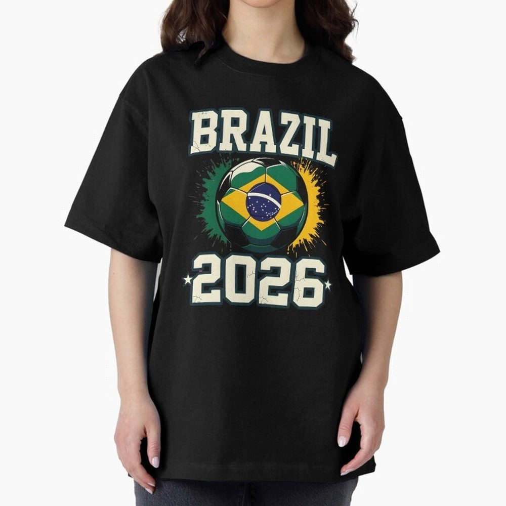 Brazil Soccer Football 2026 Classic T-Shirt Honor Football Greatness during Global Football Passion for FIFA World Cup 2026, Highlighting Cristiano Ronaldo, Haaland and CR7, England, Champion Mindset, Group Stage Buzz, Knockout Tension and