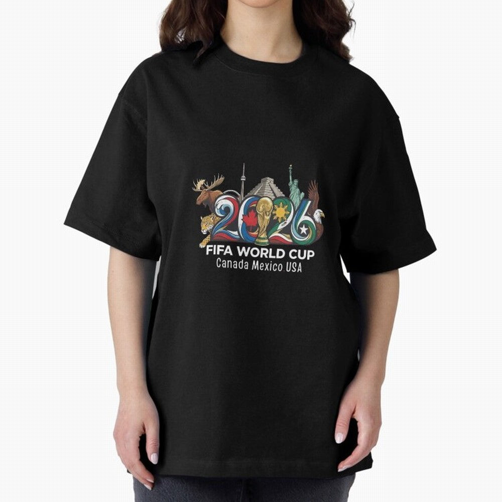 Skyline Landmarks 2026 World Cup Classic T-Shirt Share FIFA World Cup 2026 for Fans of Neymar and England, Bringing Global Supporter Spirit, Legendary Goals, National Colors and Tournament Celebration; Great for Supporters Who Love Legendary