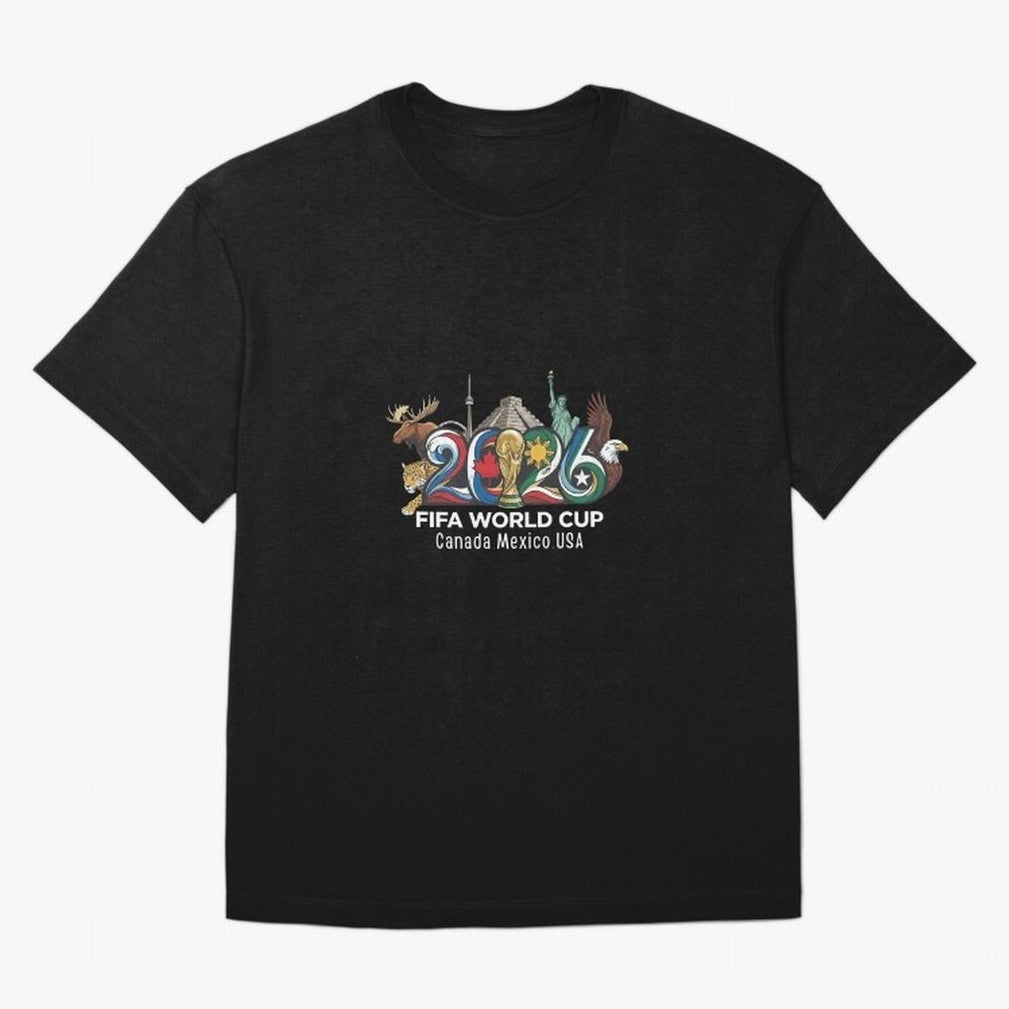 Skyline Landmarks 2026 World Cup Classic T-Shirt Share FIFA World Cup 2026 for Fans of Neymar and England, Bringing Global Supporter Spirit, Legendary Goals, National Colors and Tournament Celebration; Great for Supporters Who Love Legendary