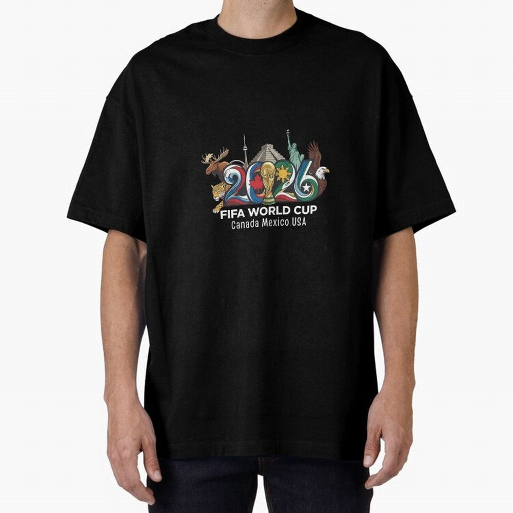 Skyline Landmarks 2026 World Cup Classic T-Shirt Share FIFA World Cup 2026 for Fans of Neymar and England, Bringing Global Supporter Spirit, Legendary Goals, National Colors and Tournament Celebration; Great for Supporters Who Love Legendary