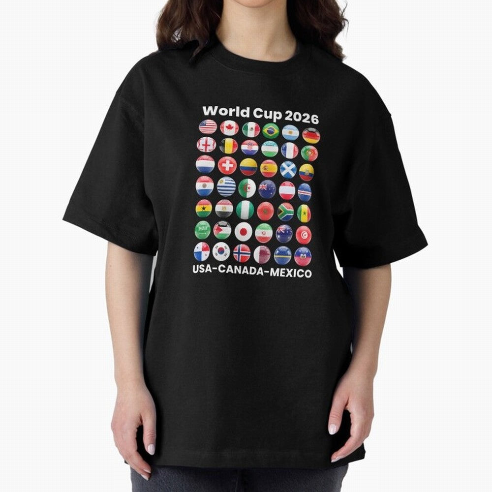 Soccer World Cup 2026 all Country Ball Football Fan Game Day Youth Sports Apparel For Men Women Kids Clothing Classic T-Shirt Keep Football History Alive during the FIFA World Cup 2026 Journey through Cristiano Ronaldo Highlights, Portugal, Spain