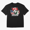 Soccer 2026 USA Canada Mexico ¨C World Football Flags Classic T-Shirt Enjoy the FIFA World Cup 2026 USA Canada Mexico Journey through Cristiano Ronaldo Highlights, England, France and Netherlands Pride, Classic Soccer Heritage, Championship