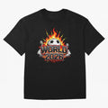 World 2026 Soccer Ball On Fire Football Tournament Classic T-Shirt Experience the Global Stage of Global Football Passion for FIFA World Cup 2026 USA Canada Mexico, Inspired by CR7, Brazil, Championship Spirit, Famous Goals, Roaring Crowds and