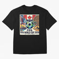 North America United Soccer 2026 Vintage Crest Classic T-Shirt Join Supporters Worldwide for Match Day Hype around FIFA World Cup 2026 USA Canada Mexico, Mbappe and Neymar, Argentina and Brazil, Vintage Soccer Flavor, Modern Football Stars,
