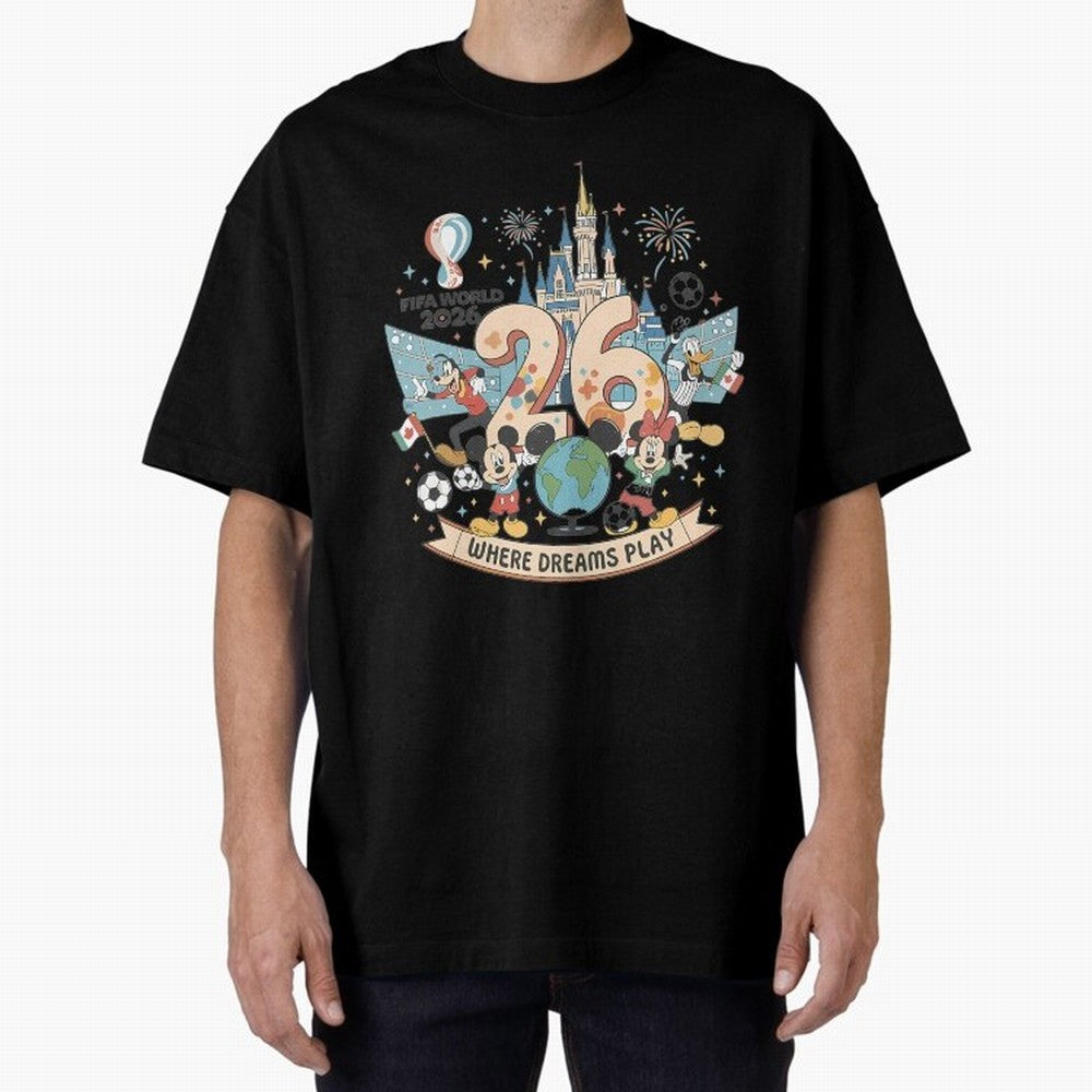 Dreamland Football World Cup26 Classic T-Shirt Bring Legendary Rivalry Energy to the FIFA World Cup 2026 Journey through Neymar Highlights, France Pride, Tournament Hype, Historic Matchups, Family Viewing Parties and Global Sports Pride; Great for