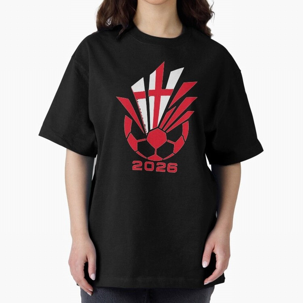 England Soccer 2026 Cross Burst Emblem Classic T-Shirt Bring World Football Passion into FIFA World Cup 2026 Spirit, Built around Netherlands, Messi, Neymar and Mbappe, Vintage Soccer Flavor, Modern Football Stars, National Flags and Final Night