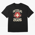 Switzerland 2026 World Cup Classic T-Shirt Bring Match Day Fire to the FIFA World Cup 2026 USA Canada Mexico Journey through Haaland and Mbappe Highlights, Germany Pride, Football History, Final Match Energy, Crowd Noise and Once in a Lifetime