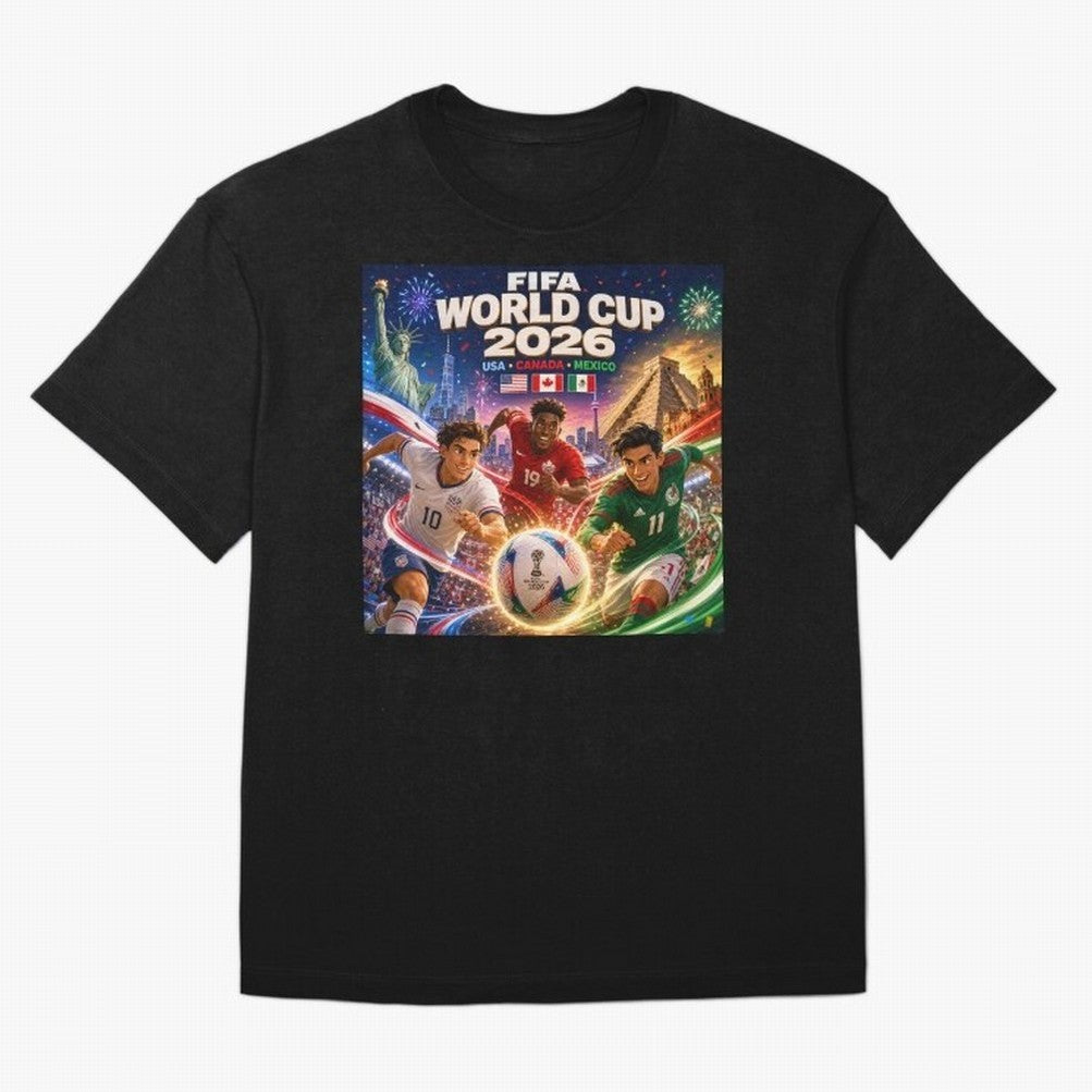 Football Glory 2026 #football 2026 Classic T-Shirt Share the Excitement of FIFA World Cup 2026 USA Canada Mexico Spirit, Inspired by Spain and Netherlands, Messi, Neymar and Mbappe, Match Day Excitement, Supporter Culture, Golden Goals and Global