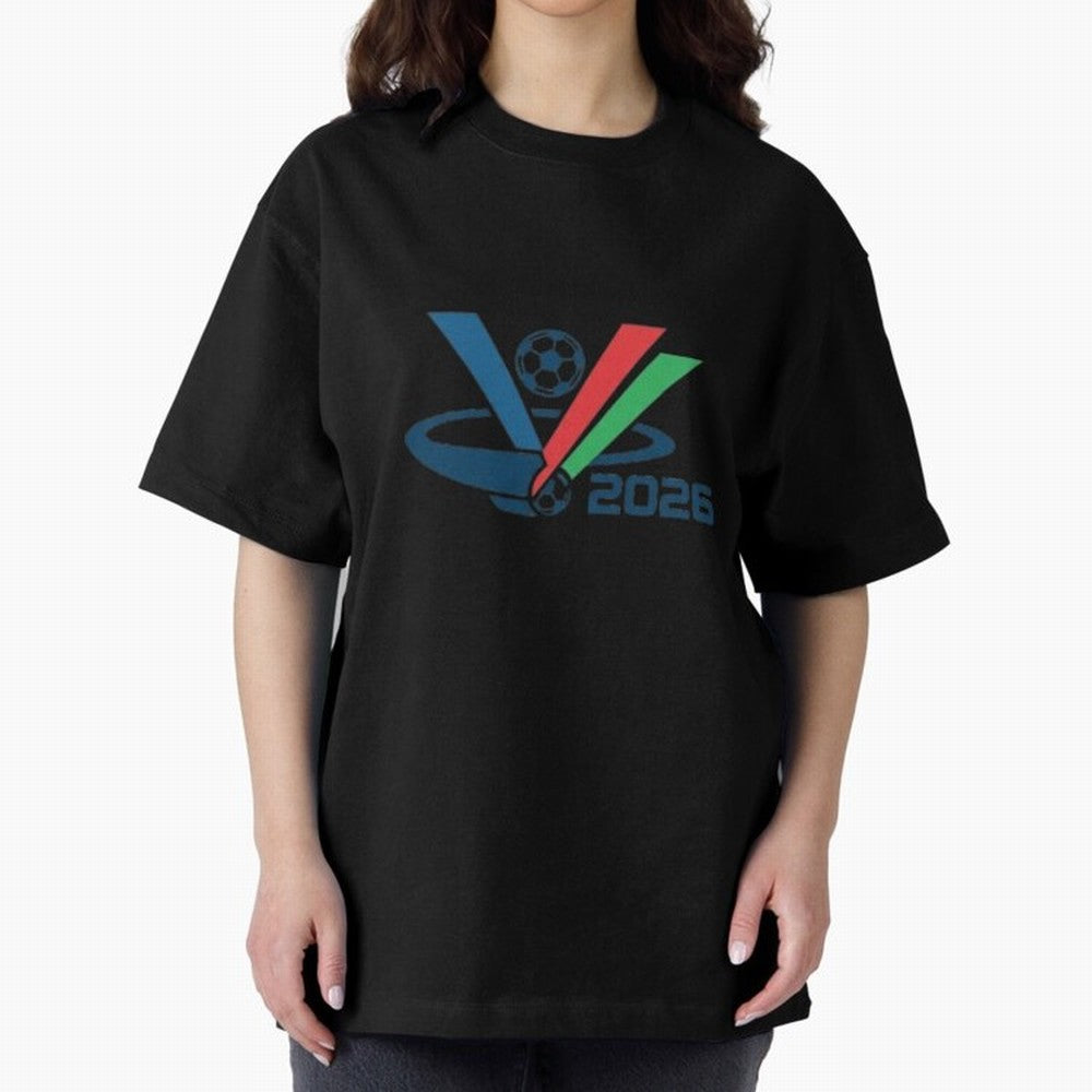 Minimalist FIFA 2026 V-Logo Design Classic T-Shirt Honor the Beautiful Game during FIFA World Cup 2026 for Fans of Cristiano Ronaldo and Brazil, Bringing Football History, Final Match Energy, Crowd Noise and Once in a Lifetime Moments; Perfect for