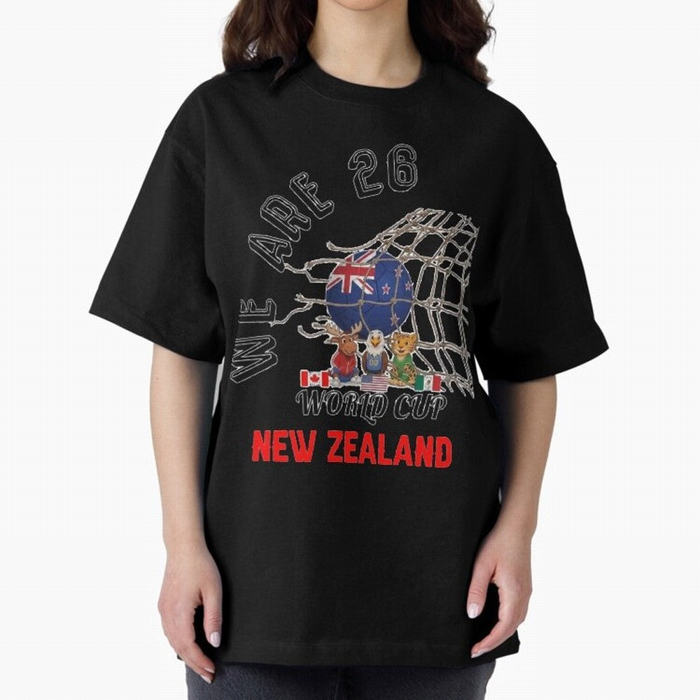 World cup 26 - New Zeland Classic T-Shirt Support FIFA World Cup 2026 Group Stage Highlighting Haaland, Brazil Energy, Game Day Rituals, Football Legends, Country Pride and the Road to the Final; Ideal for Fans Who Follow Messi, Cristiano Ronaldo,