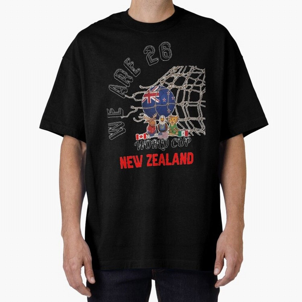 World cup 26 - New Zeland Classic T-Shirt Support FIFA World Cup 2026 Group Stage Highlighting Haaland, Brazil Energy, Game Day Rituals, Football Legends, Country Pride and the Road to the Final; Ideal for Fans Who Follow Messi, Cristiano Ronaldo,
