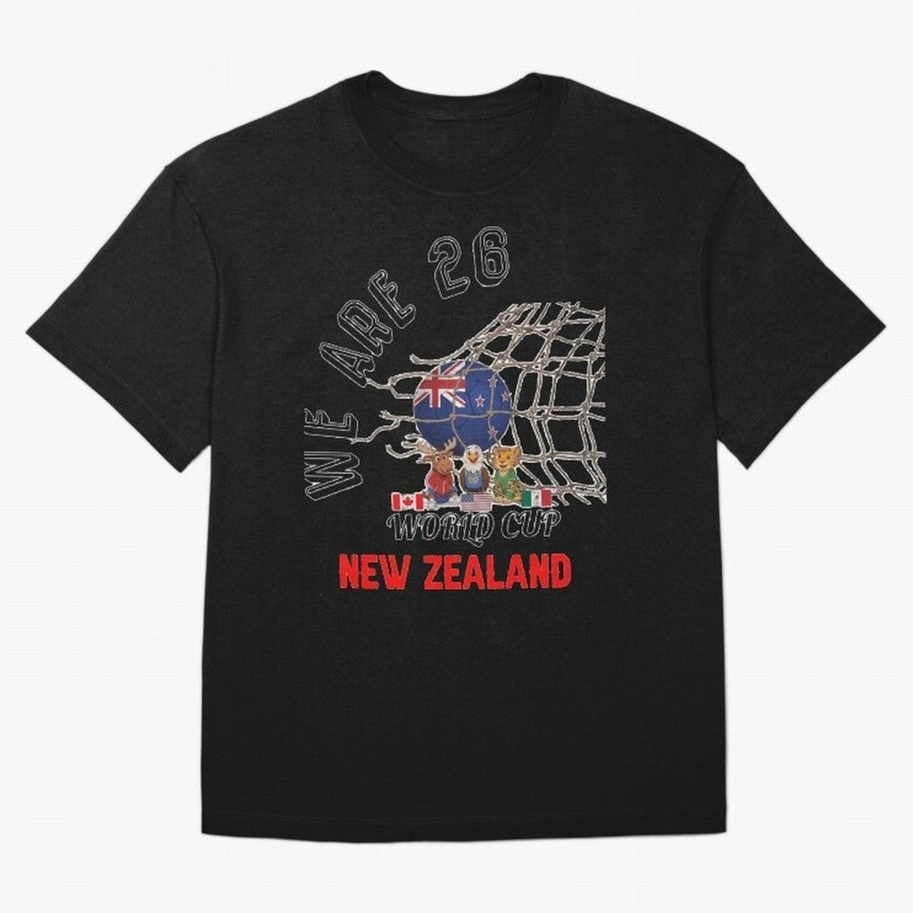 World cup 26 - New Zeland Classic T-Shirt Support FIFA World Cup 2026 Group Stage Highlighting Haaland, Brazil Energy, Game Day Rituals, Football Legends, Country Pride and the Road to the Final; Ideal for Fans Who Follow Messi, Cristiano Ronaldo,