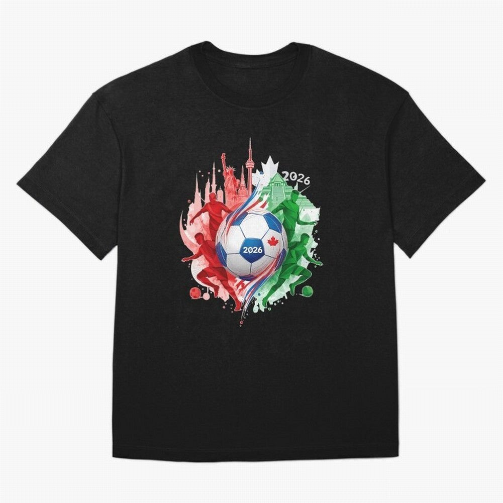 Internation Unity 2026 Classic T-Shirt Capture Stadium Memories from FIFA World Cup 2026 USA Canada Mexico with CR7 and Messi, Argentina and Brazil Energy, Stadium Chants, National Pride, Trophy Dreams and Unforgettable Football Memories; Perfect