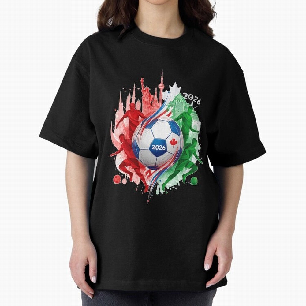 Internation Unity 2026 Classic T-Shirt Capture Stadium Memories from FIFA World Cup 2026 USA Canada Mexico with CR7 and Messi, Argentina and Brazil Energy, Stadium Chants, National Pride, Trophy Dreams and Unforgettable Football Memories; Perfect