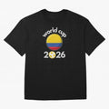 Columbia Flag World Cup 2026 Soccer Design ¨C Columbian Football Futbol Classic T-Shirt Cheer for FIFA World Cup 2026 USA Canada Mexico Inspired by Messi, CR7 and Mbappe, Brazil, Portugal and Argentina Energy, Football Passion, Legendary
