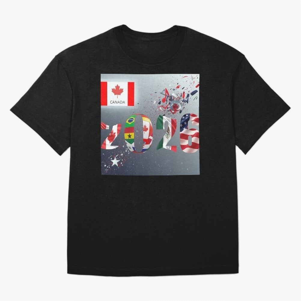 World Cup 2026 Classic T-Shirt Show Your Tournament Heart for FIFA World Cup 2026 USA Canada Mexico Spirit, Capturing Argentina, CR7 and Messi, Champion Mindset, Group Stage Buzz, Knockout Tension and Passionate Fan Culture; Perfect for Fans,