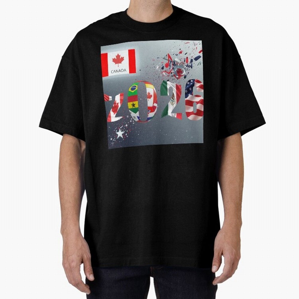 World Cup 2026 Classic T-Shirt Show Your Tournament Heart for FIFA World Cup 2026 USA Canada Mexico Spirit, Capturing Argentina, CR7 and Messi, Champion Mindset, Group Stage Buzz, Knockout Tension and Passionate Fan Culture; Perfect for Fans,
