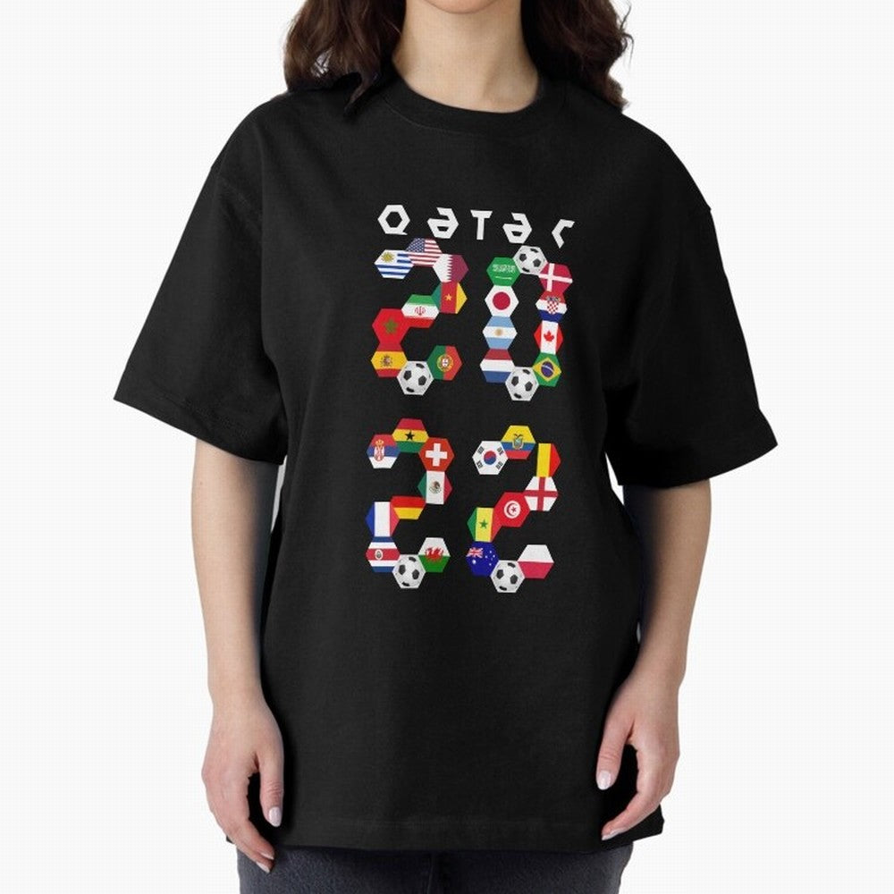 QATAR 2022 WORLD CUP SOCCER TOURNAMENT Classic T-Shirt Bring Stadium Energy to Global Football Passion for FIFA World Cup 2026 Group Stage, Connected to Neymar, Haaland and Cristiano Ronaldo, Brazil, Football Passion, Legendary Performances,