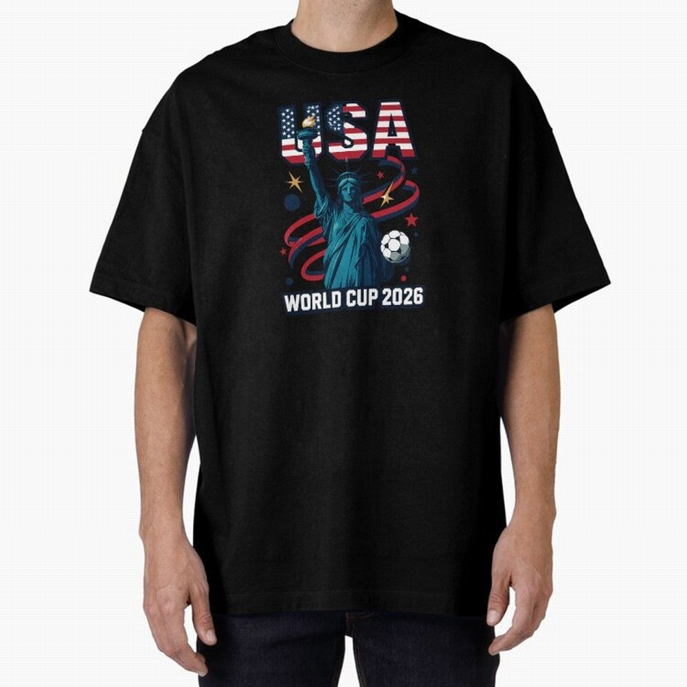 Official USA World Cup 2026 Merchandise Classic T-Shirt Relive the Noise and Pride of the FIFA World Cup 2026 Journey through Messi, CR7 and Mbappe Highlights, Argentina and Brazil Pride, Football History, Final Match Energy, Crowd Noise and Once