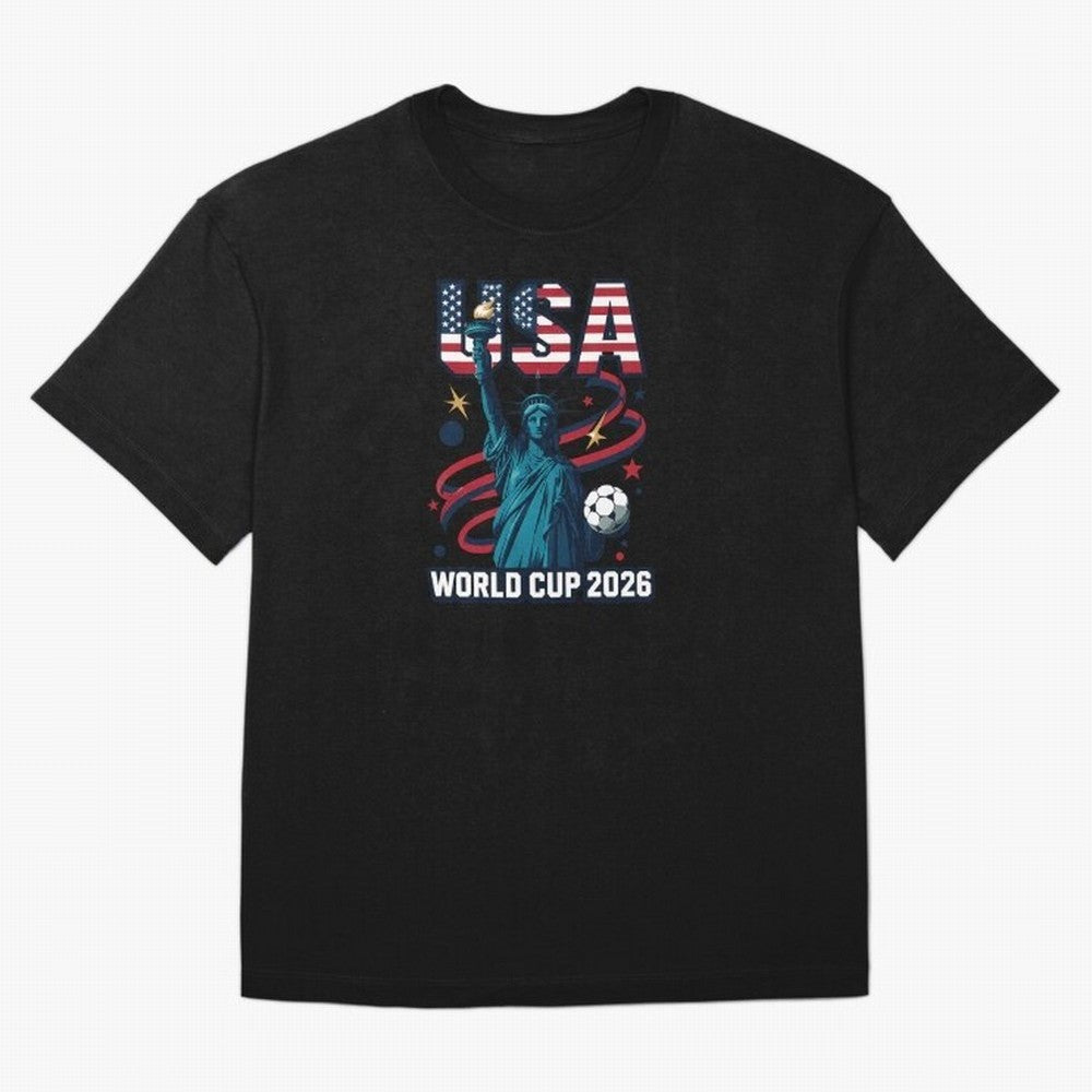 Official USA World Cup 2026 Merchandise Classic T-Shirt Relive the Noise and Pride of the FIFA World Cup 2026 Journey through Messi, CR7 and Mbappe Highlights, Argentina and Brazil Pride, Football History, Final Match Energy, Crowd Noise and Once