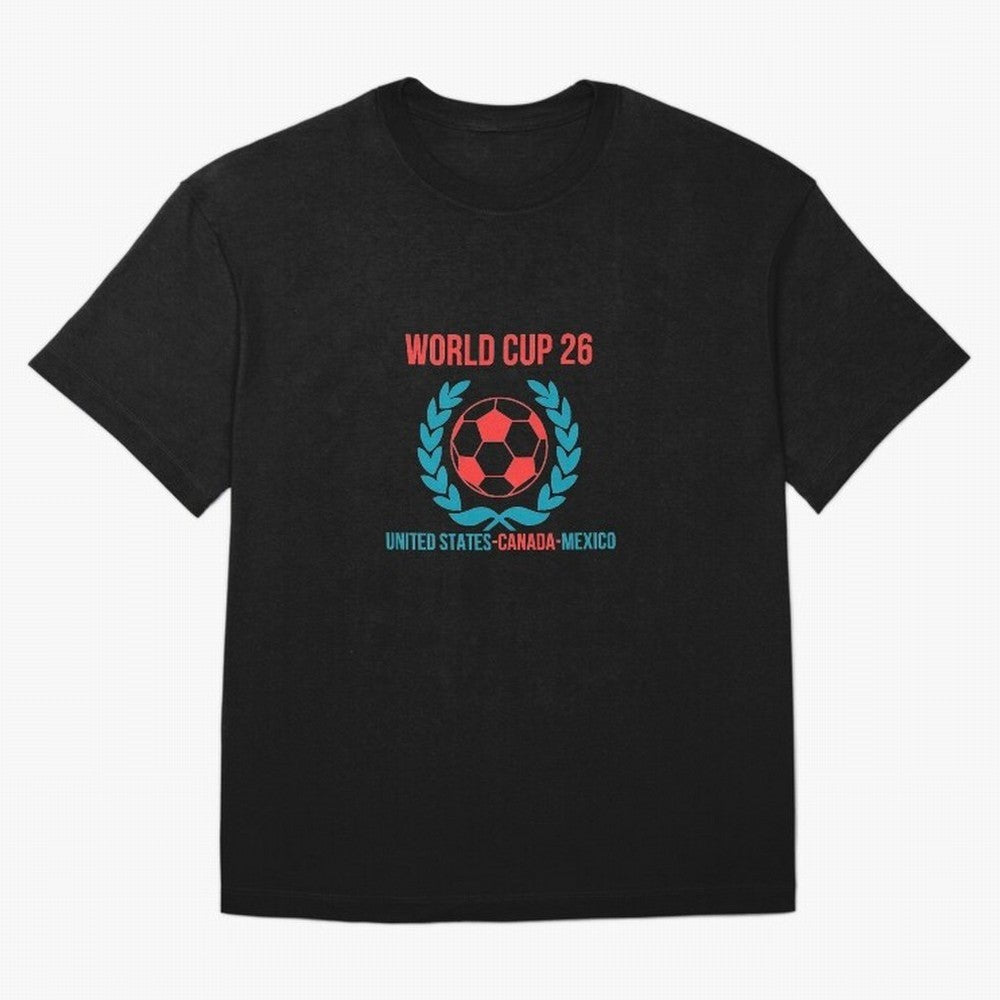 World Cup 2026 United States Canada Mexico Soccer Logo Classic T-Shirt Fuel FIFA World Cup 2026 Group Stage Driven by CR7, France and Portugal Energy, Worldwide Fan Energy, Dramatic Goals, Stadium Lights and Championship Celebrations; Ideal for