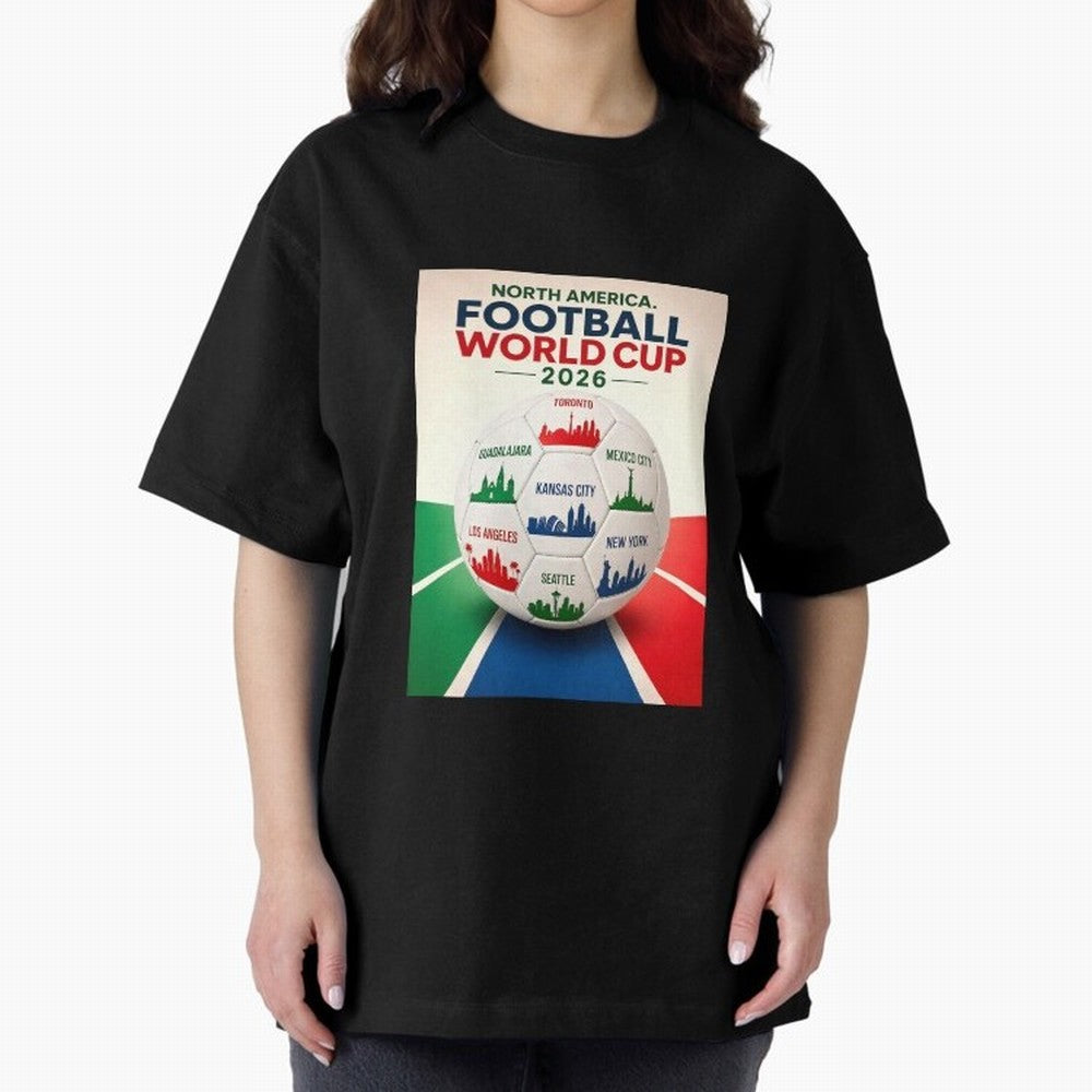 North America Football 2026 Classic T-Shirt Create FIFA World Cup 2026 Group Stage for Fans of Haaland and Germany, Bringing Football Festival Excitement, Trophy Ambitions, Country Rivalries and Star Player Buzz; Great for Watch Parties, Sports