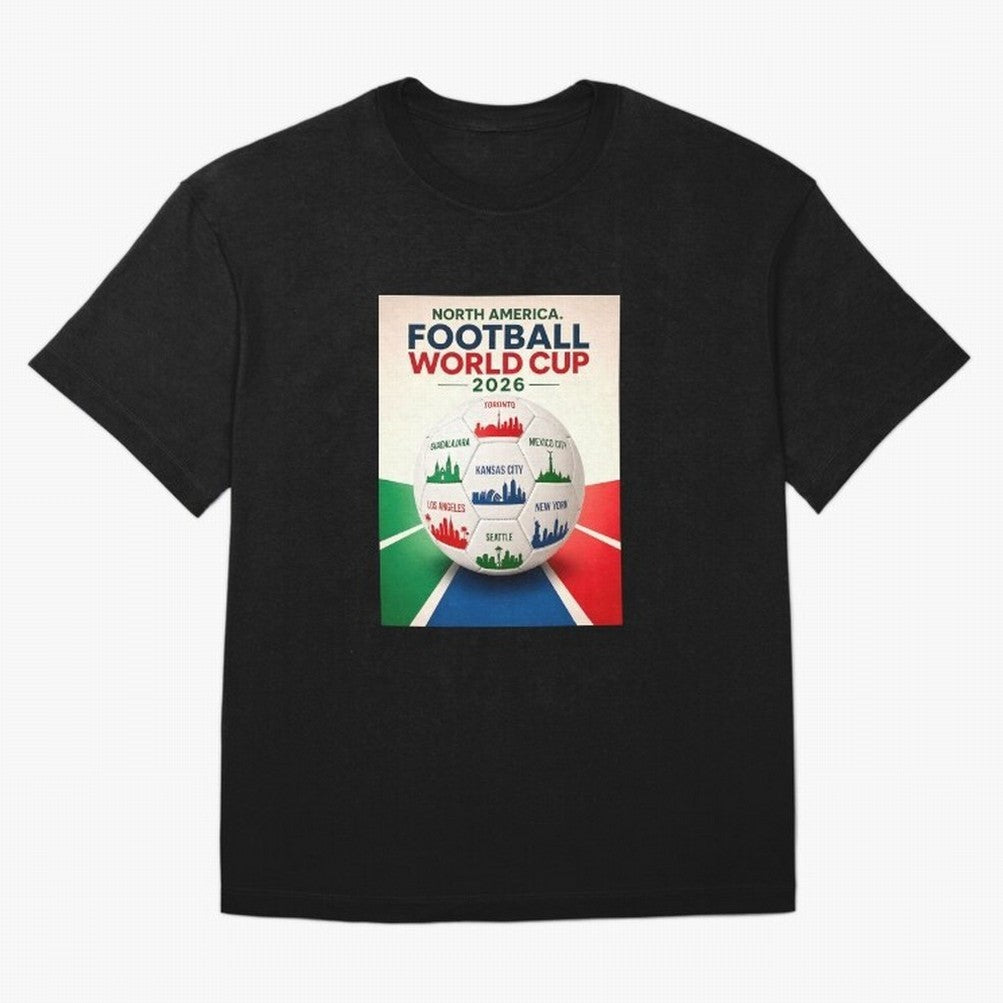 North America Football 2026 Classic T-Shirt Create FIFA World Cup 2026 Group Stage for Fans of Haaland and Germany, Bringing Football Festival Excitement, Trophy Ambitions, Country Rivalries and Star Player Buzz; Great for Watch Parties, Sports