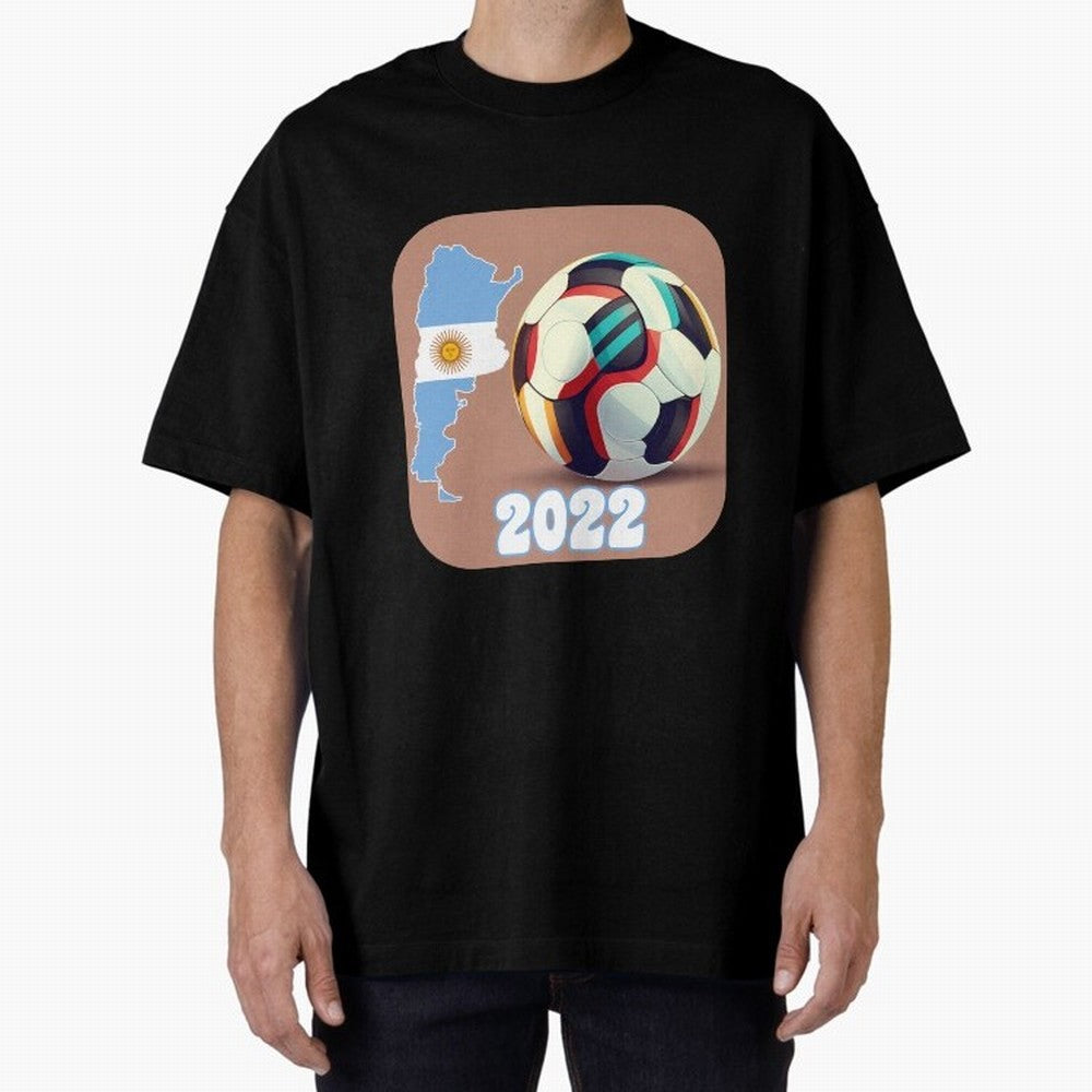 Argentina Soccer World Champion Classic T-Shirt Step into Global Football Passion for FIFA World Cup 2026 USA Canada Mexico, Highlighting Cristiano Ronaldo, Haaland and CR7, Argentina, France and Brazil, Football History, Final Match Energy, Crowd