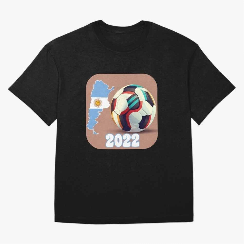 Argentina Soccer World Champion Classic T-Shirt Step into Global Football Passion for FIFA World Cup 2026 USA Canada Mexico, Highlighting Cristiano Ronaldo, Haaland and CR7, Argentina, France and Brazil, Football History, Final Match Energy, Crowd