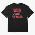 USA, Qatar World Cup 2022 Classic T-Shirt Carry Global Football Passion for FIFA World Cup 2026, Connected to Messi, Brazil, Football Festival Excitement, Trophy Ambitions, Country Rivalries and Star Player Buzz; Perfect for Fans, Collectors,