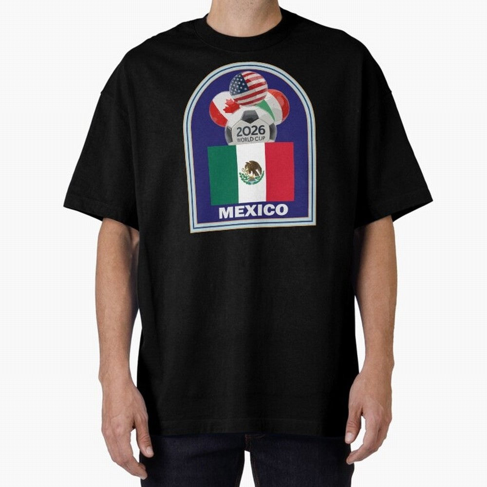 Mexico 2026 Soccer T-shirt Classic T-Shirt Show Love for Legendary Goals in FIFA World Cup 2026 USA Canada Mexico Made for Mbappe, Brazil Energy, Stadium Chants, National Pride, Trophy Dreams and Unforgettable Football Memories; Perfect for
