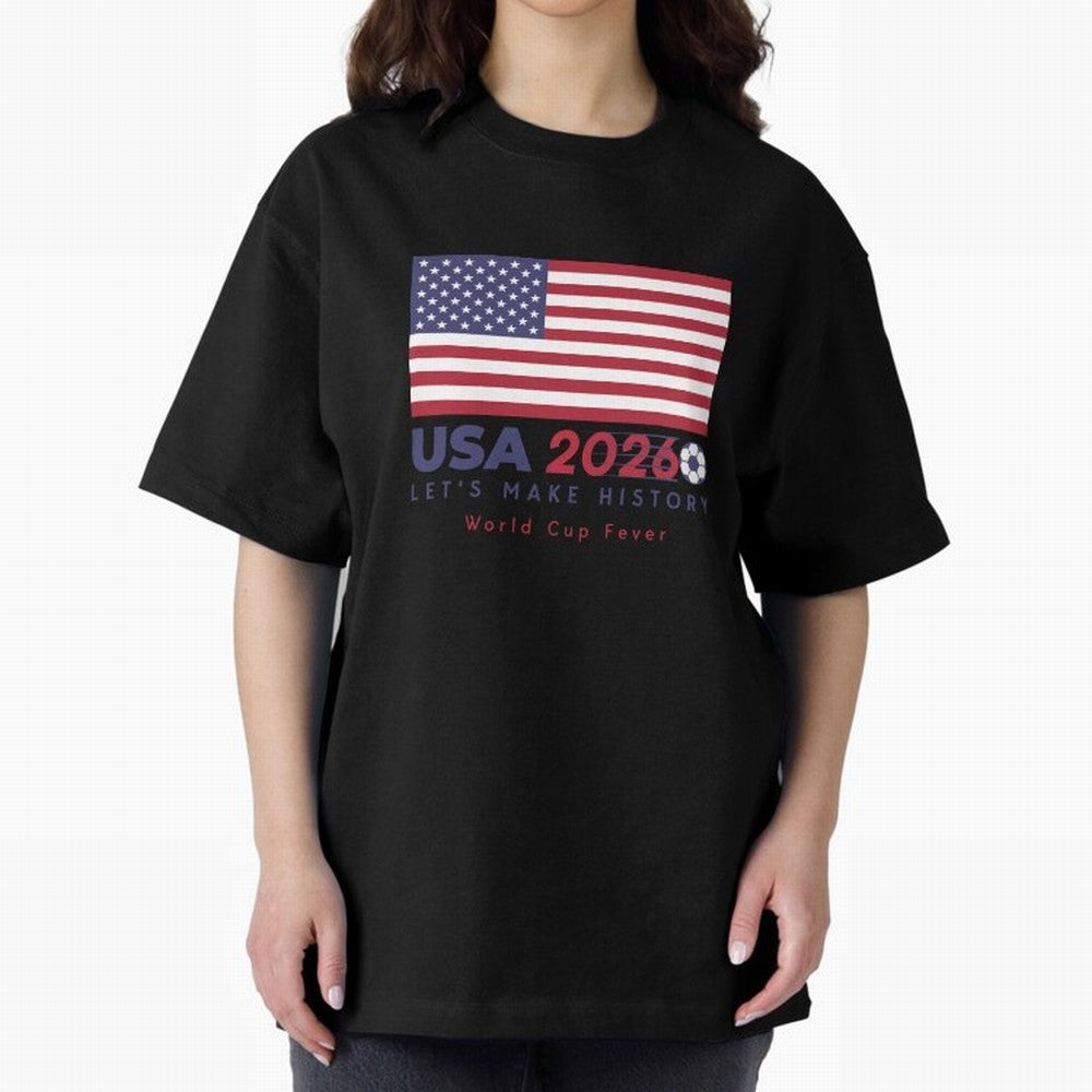 USA 2026 World Cup Americas football. Classic T-Shirt Experience the Global Stage of FIFA World Cup 2026 USA Canada Mexico Featuring Haaland and Mbappe, Argentina and Brazil Energy, Championship Spirit, Famous Goals, Roaring Crowds and