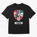 North United America Shield 2026 Cup Classic T-Shirt Follow FIFA World Cup 2026 Spirit, Highlighting Germany, Neymar, Haaland and Cristiano Ronaldo, Goal Celebration Energy, Supporter Heritage, Football Icons and Worldwide Tournament Joy; Made for