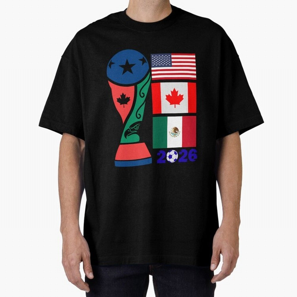 North America Football Unity 2026 Classic T-Shirt Honor the Football Icons of FIFA World Cup 2026 Group Stage Connected to Neymar, Haaland and Cristiano Ronaldo, Brazil, Portugal and Argentina Energy, Stadium Memories, Football Loyalty,