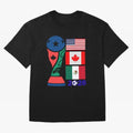 North America Football Unity 2026 Classic T-Shirt Honor the Football Icons of FIFA World Cup 2026 Group Stage Connected to Neymar, Haaland and Cristiano Ronaldo, Brazil, Portugal and Argentina Energy, Stadium Memories, Football Loyalty,