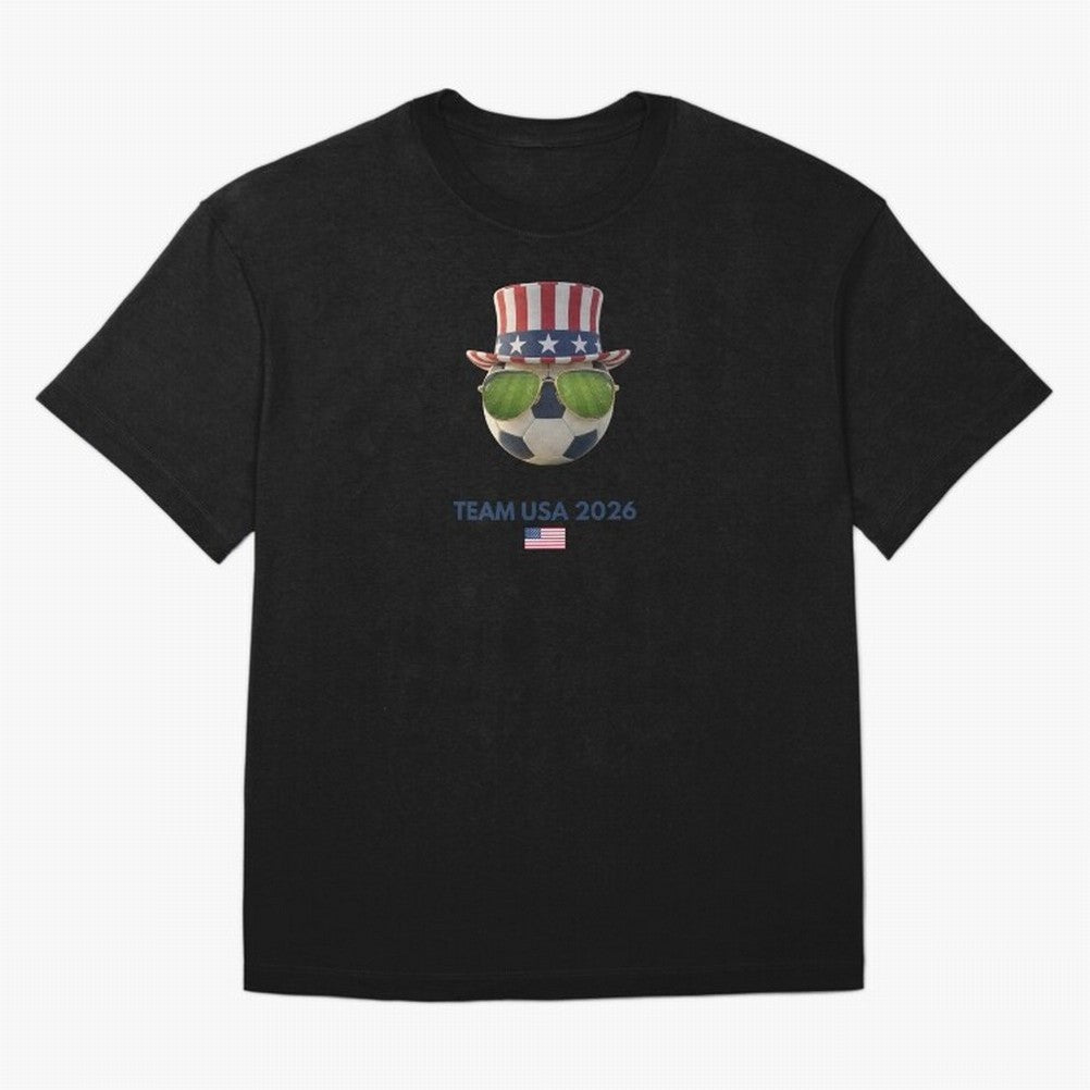 Soccer Fan Gear: Team USA 2026 Classic T-Shirt Represent the Passion of the FIFA World Cup 2026 USA Canada Mexico Journey through Neymar, Haaland and Cristiano Ronaldo Highlights, Germany Pride, Sports Nostalgia, International Competition, Famous