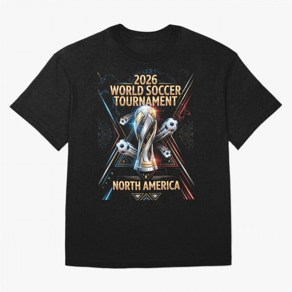 2026 FIFA Classic T-Shirt Relive Legendary Nights from FIFA World Cup 2026 for Fans of Cristiano Ronaldo, Haaland and CR7 and Spain and Netherlands, Bringing Vintage Soccer Flavor, Modern Football Stars, National Flags and Final Night Emotion;