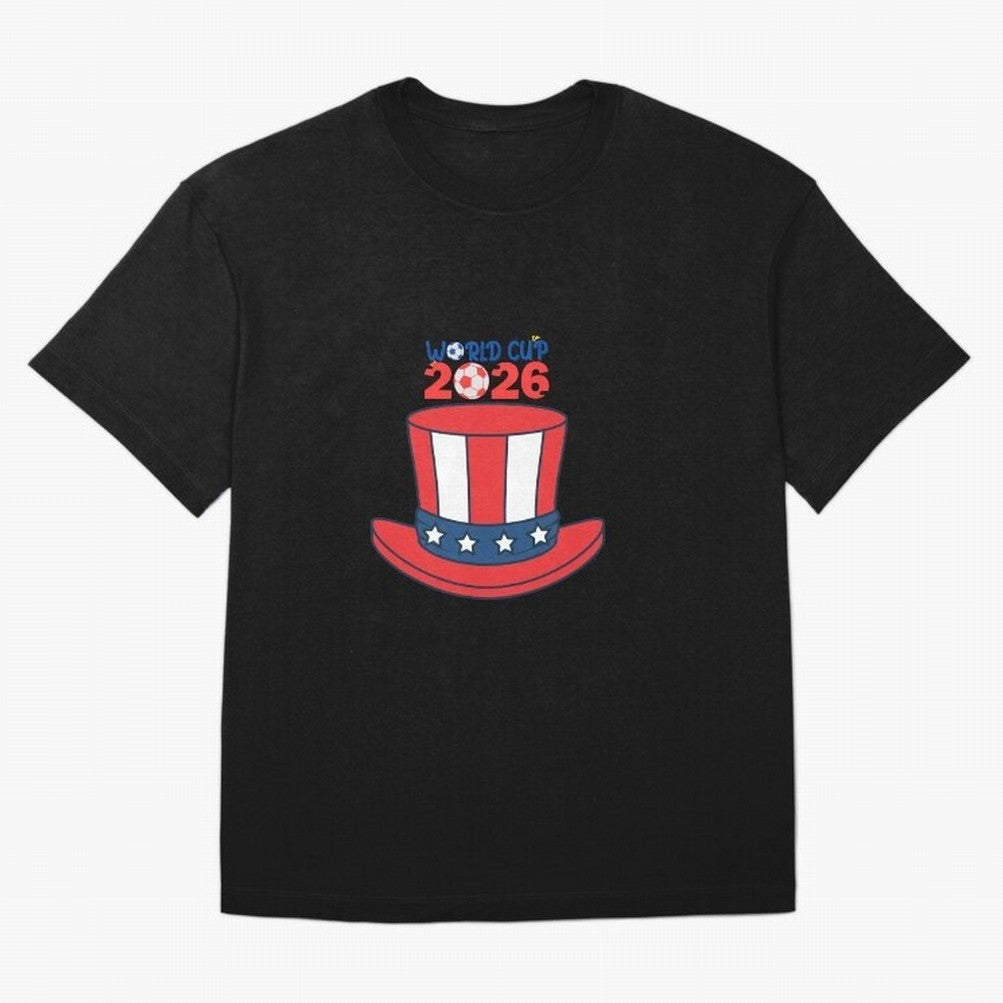 Patriotic Soccer Hat Design for FIFA World Cup 2026 Celebration Classic T-Shirt Keep Football History Alive during the FIFA World Cup 2026 USA Canada Mexico Journey through Mbappe Highlights, France Pride, Championship Spirit, Famous Goals, Roaring