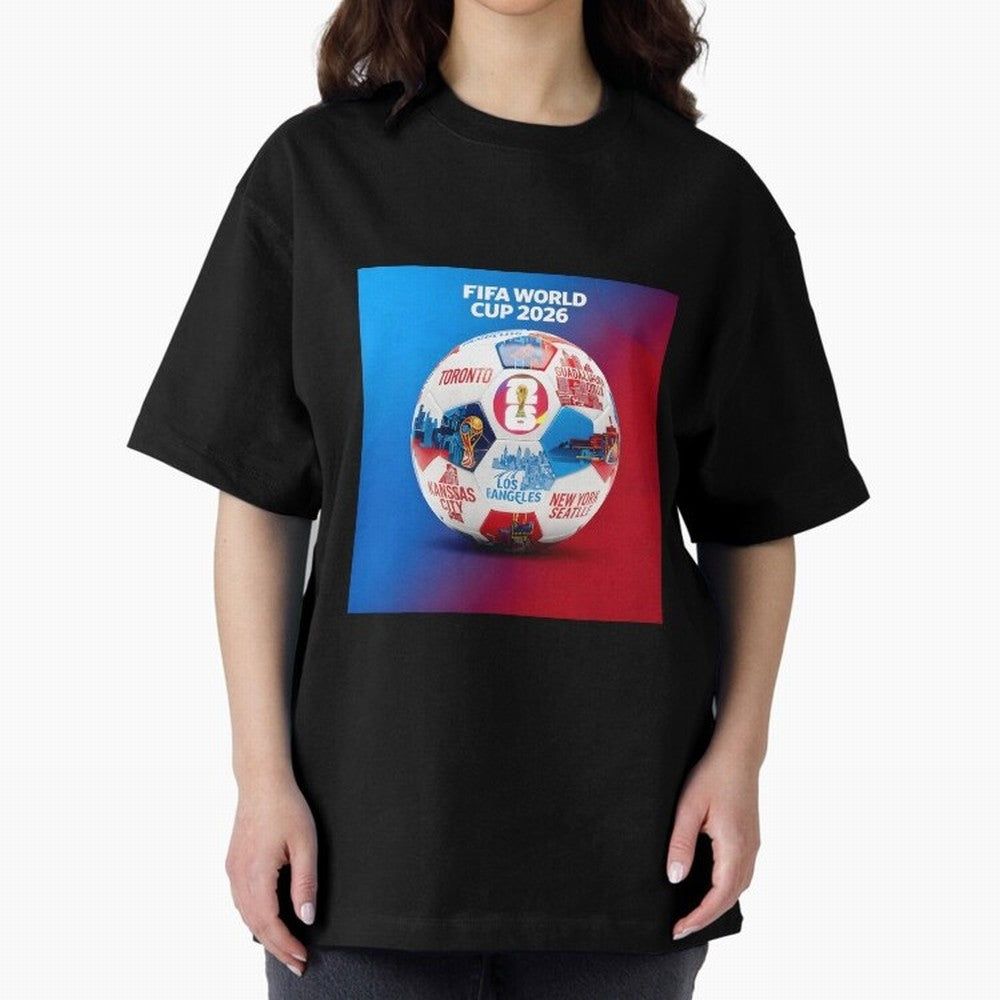 North America Football 2026 Classic T-Shirt Keep the Match Day Mood of Global Football Passion for FIFA World Cup 2026, Built around Haaland and Mbappe, England and Germany, Championship Spirit, Famous Goals, Roaring Crowds and International