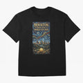 Houston Starry Night Skyline World Cup 2026 Soccer Poster ¡ª Van Gogh Fine Art Print Classic T-Shirt Carry National Pride through FIFA World Cup 2026 USA Canada Mexico Spirit, with Argentina, Cristiano Ronaldo, Match Day Excitement, Supporter
