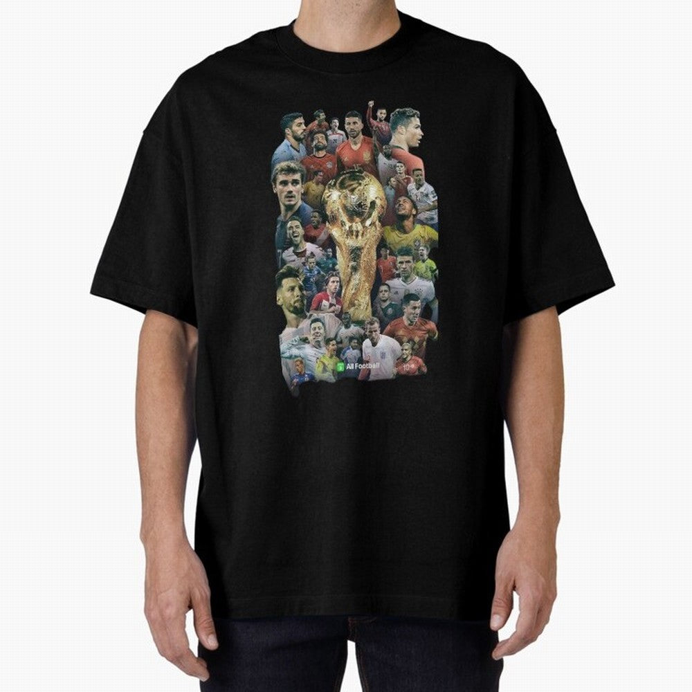 All Football Classic T-Shirt Celebrate Unforgettable Nights in FIFA World Cup 2026 Group Stage for Fans of Cristiano Ronaldo and France and Portugal, Bringing Stadium Memories, Football Loyalty, International Chants and Championship Tradition; Made